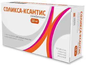 Соликса-ксантис 10мг 30 шт. таблетки покрытые пленочной оболочкой Соликса-ксантис 10мг 30 шт. таблетки покрытые пленочной оболочкой