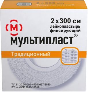 Мультипласт лейкопластырь Традиционный 2х300см Мультипласт лейкопластырь Традиционный 2х300см