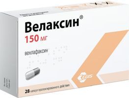 Велаксин 150мг 28 шт. капсулы пролонгированного действия Велаксин 150мг 28 шт. капсулы пролонгированного действия