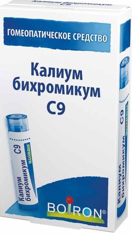 Калиум бихромикум с9 4г гранулы гомеопатические
