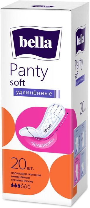 Белла Панти Софт прокладки ежедневные удлиненные 20 шт.