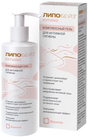 Липобейз интимо гель для интимной гигиены комплексный 200мл Липобейз интимо гель для интимной гигиены комплексный 200мл