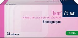 Зилт 75мг 28 шт. таблетки покрытые пленочной оболочкой Зилт 75мг 28 шт. таблетки покрытые пленочной оболочкой