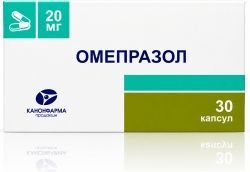 Омепразол 20мг 30 шт. капсулы продакшн Зао Омепразол 20мг 30 шт. капсулы продакшн Зао