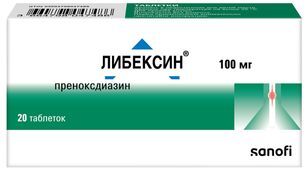 Либексин 100мг 20 шт. таблетки