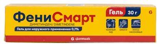 Фенисмарт 0,1% 30г гель для наружного применения Фенисмарт 0,1% 30г гель для наружного применения