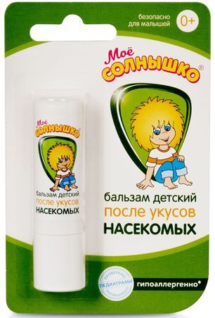 Мое Солнышко бальзам детский п/укусов насекомых 2,8г Аванта Мое Солнышко бальзам детский п/укусов насекомых 2,8г Аванта