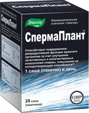 Спермаплант 3,5г 20 шт. саше Эвалар Спермаплант 3,5г 20 шт. саше Эвалар
