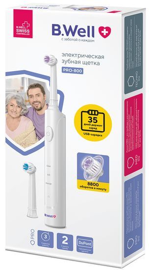 Би Велл зубная щетка электрическая Pro-800 Би Велл зубная щетка электрическая Pro-800