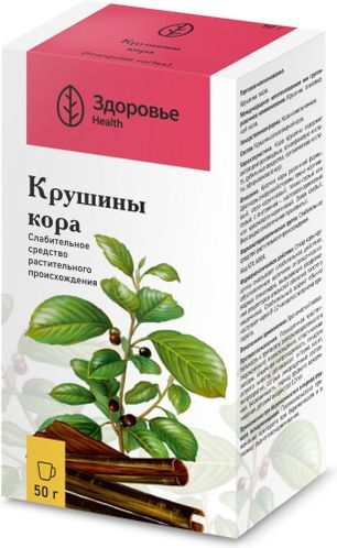 Крушина Кора 50г Здоровье Крушина Кора 50г Здоровье