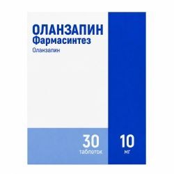 Оланзапин Фармасинтез 10мг 30 шт. таблетки Оланзапин Фармасинтез 10мг 30 шт. таблетки