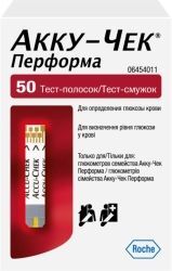 Акку-Чек Перформа тест-полоски, 50 шт. Акку-Чек Перформа тест-полоски, 50 шт.