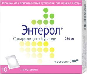 Энтерол 250мг 10 шт. порошок для приготовления суспензии пакет Энтерол 250мг 10 шт. порошок для приготовления суспензии пакет
