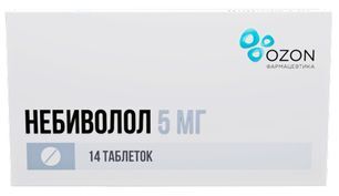 Небиволол 5мг 14 шт. таблетки