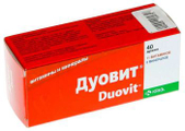 Дуовит 40 шт. таблетки покрытые оболочкой