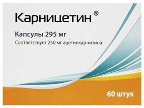 Карницетин 295мг 60 шт. капсулы Пик-фарма
