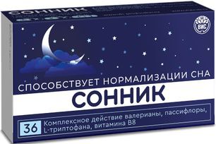 Сонник 0,3 г 36 шт. капсулы