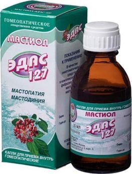Мастиол Эдас-127 25мл капли для приема внутрь гомеопатические Мастиол Эдас-127 25мл капли для приема внутрь гомеопатические