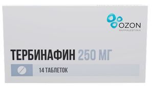 Тербинафин 250мг 14 шт. таблетки