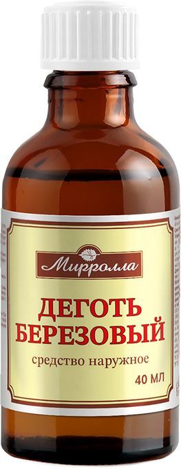 Мирролла деготь березовый 40мл Мирролла деготь березовый 40мл