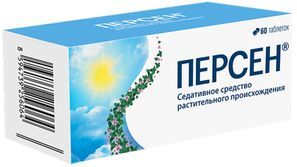Персен 60 шт. таблетки покрытые оболочкой Персен 60 шт. таблетки покрытые оболочкой