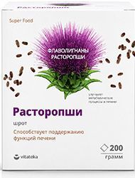 Витатека шрот Расторопши 200г Биокор Витатека шрот Расторопши 200г Биокор