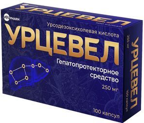Урцевел 250мг 100 шт. капсулы Урцевел 250мг 100 шт. капсулы