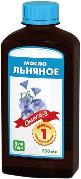 Масло Льняное Первый холодный отжим 250мл РеалКапс Масло Льняное Первый холодный отжим 250мл РеалКапс