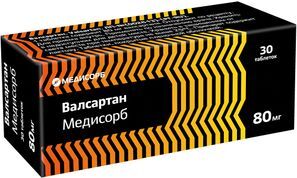 Валсартан мс 80мг 30 шт. таблетки покрытые пленочной оболочкой Валсартан мс 80мг 30 шт. таблетки покрытые пленочной оболочкой