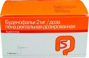 Буденофальк 2мг/доза 14 шт. пена для ректального применения