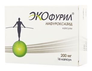 Экофурил 200мг 16 шт. капсулы Авва Рус