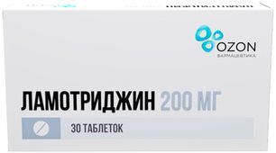 Ламотриджин 200мг 30 шт. таблетки Ламотриджин 200мг 30 шт. таблетки