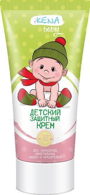 Икена Бэби крем детский защитный Календула/Норковый жир/Д-пантенол 50мл Икена Бэби крем детский защитный Календула/Норковый жир/Д-пантенол 50мл