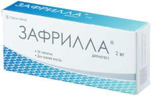 Зафрилла 2мг 28 шт. таблетки Зафрилла 2мг 28 шт. таблетки