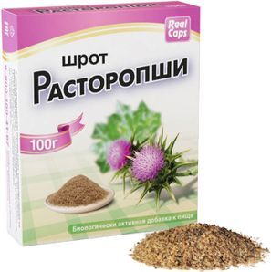 Расторопша шрот 100г РеалКапс