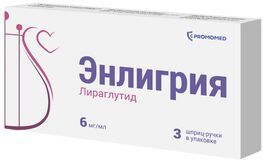 Энлигрия 6мг/мл 3мл 3 шт. раствор для подкожного введения шприц-ручка Энлигрия 6мг/мл 3мл 3 шт. раствор для подкожного введения шприц-ручка