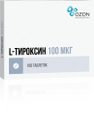 L-Тироксин 100мкг 100 шт. таблетки