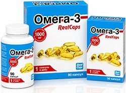 Омега-3 капсулы 60% концентрат 600мг (1г) N90+N80+N30 РеалКапс Омега-3 капсулы 60% концентрат 600мг (1г) N90+N80+N30 РеалКапс