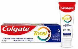 Колгейт Тотал 12 зубная паста Про-отбеливание 75мл Колгейт Тотал 12 зубная паста Про-отбеливание 75мл