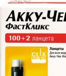 Акку-Чек ФастКликс ланцеты, 102 шт. Акку-Чек ФастКликс ланцеты, 102 шт.