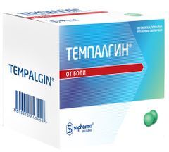 Темпалгин 100 шт. таблетки покрытые пленочной оболочкой Софарма Темпалгин 100 шт. таблетки покрытые пленочной оболочкой Софарма