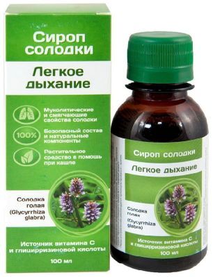 Сироп Солодки Легкое Дыхание 100мл Сироп Солодки Легкое Дыхание 100мл