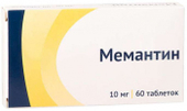 Мемантин 10мг 60 шт. таблетки покрытые пленочной оболочкой