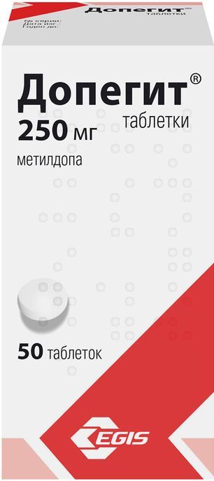 Допегит 250мг 50 шт. таблетки Допегит 250мг 50 шт. таблетки