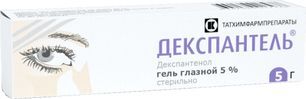 Декспантель 5% 5г гель глазной Декспантель 5% 5г гель глазной