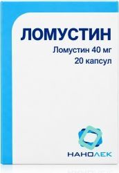 Ломустин 40мг 20 шт. капсулы Ломустин 40мг 20 шт. капсулы