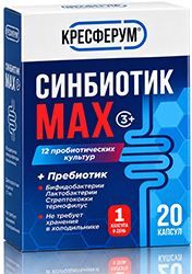Кресферум синбиотик макс капсулы 20 шт. Кресферум синбиотик макс капсулы 20 шт.