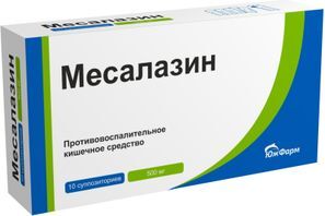 Месалазин 500мг 10 шт. суппозитории ректальные Месалазин 500мг 10 шт. суппозитории ректальные