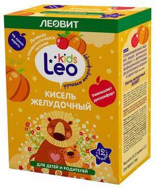 Леовит Лео Кидс кисель для детей желудочный 12г 5 шт. Леовит Лео Кидс кисель для детей желудочный 12г 5 шт.
