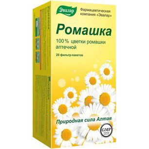 Ромашки Цветки 1,5г 20 шт. фильтр-пакет Эвалар Ромашки Цветки 1,5г 20 шт. фильтр-пакет Эвалар